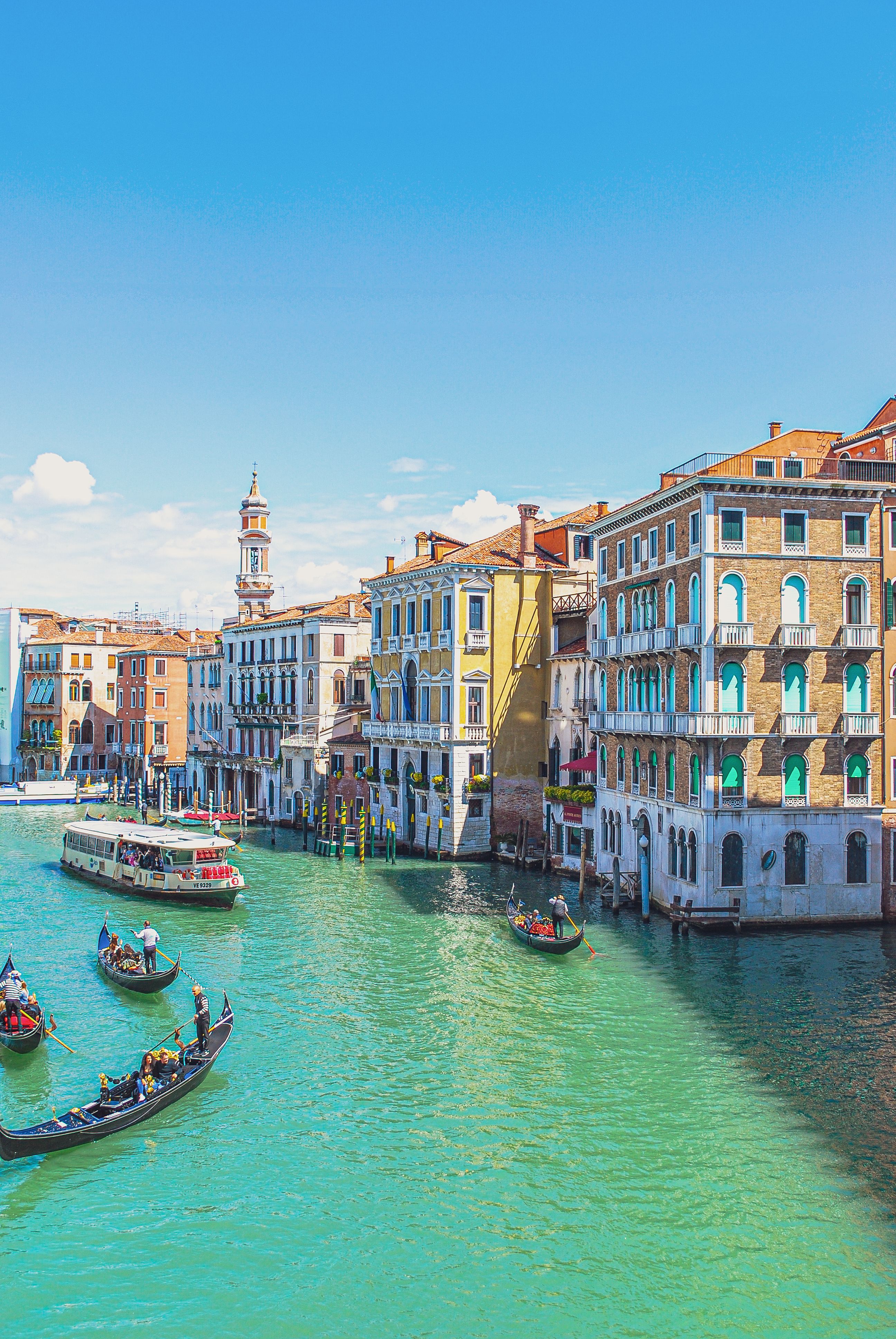 Canal Grande con gondole, Venezia